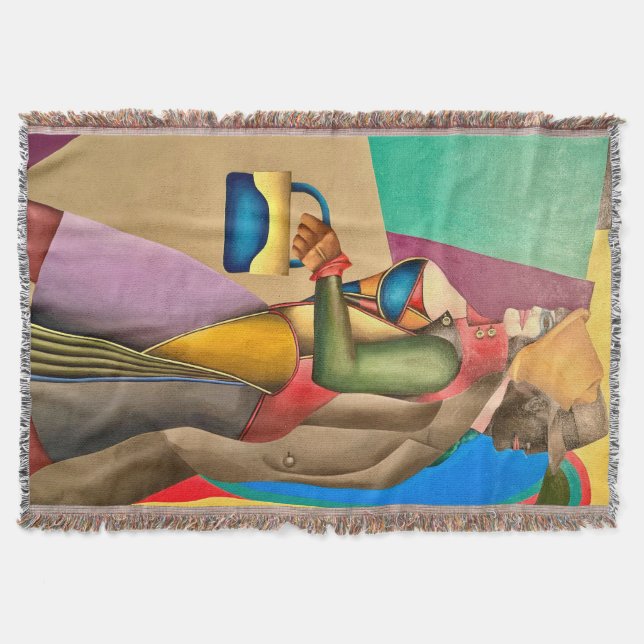 Art spain throw blanket (Front)