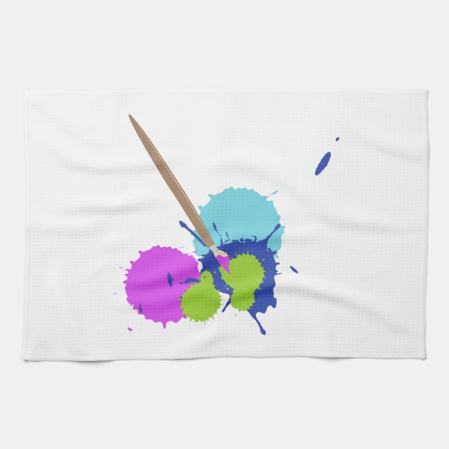 Art Splatter Towel (Horizontal)
