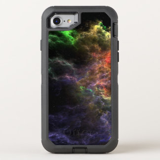 Art Stucco Mosaic Nebula Cluster OtterBox Defender iPhone SE/8/7 Case