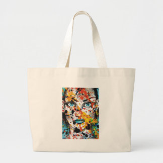 Art Student Large Tote Bag