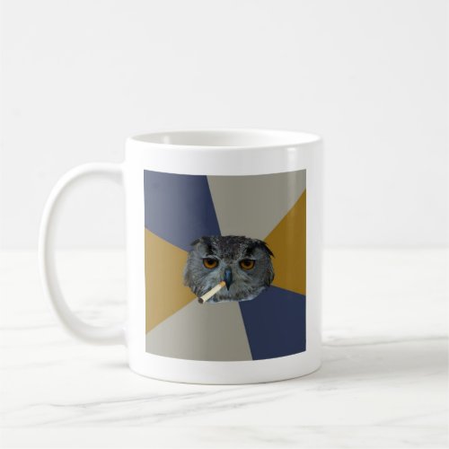 Art Student Owl Advice Animal Meme Coffee Mug