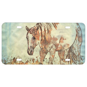 Art Studio 12216 Horse License Plate