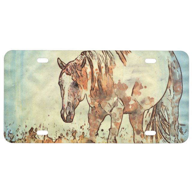 Art Studio 12216 Horse License Plate (Front)