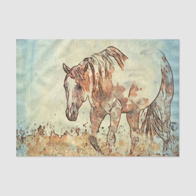 Art Studio 12216 Horse Tissue Paper (Front)