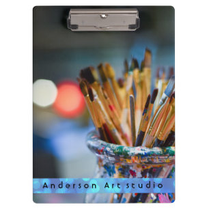 Art studio personalized clipboard