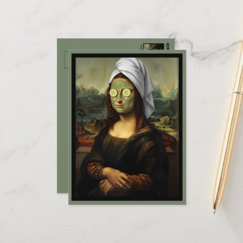 Art style Spa Day Postcard