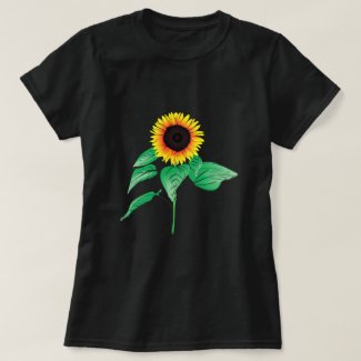 Art Sunflower T-Shirt