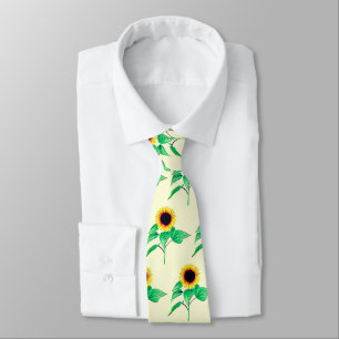 Art Sunflowers - Choose /add your favorite colors Neck Tie