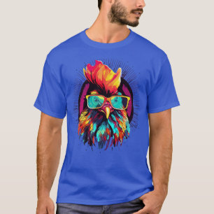 Art Sunglasses Chicken Gifts Funny Chicken T-Shirt