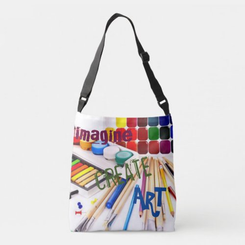 Art Supplies Crossbody Bag