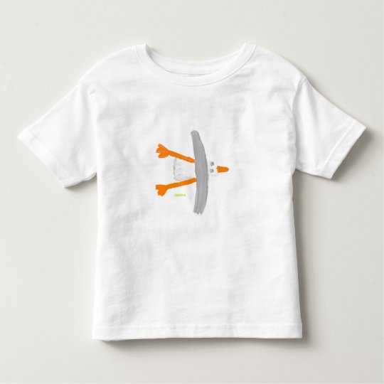 Art T-Shirt: Classic Seagull Toddler T-shirt