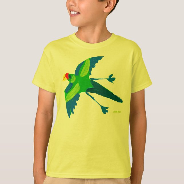 Art T-Shirt: Crazy Parrot TShirt (Front)