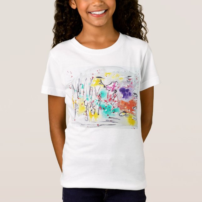 Art t-shirt for girls (Front)
