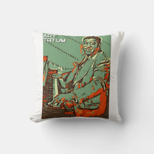 Art Tatum Throw Pillow