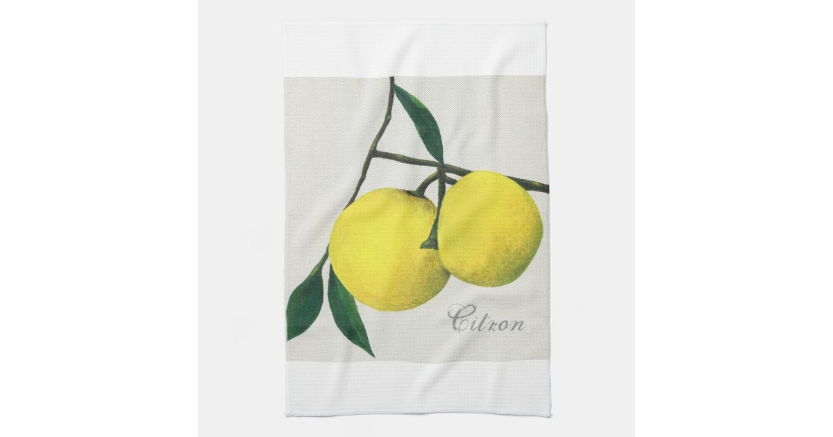 Lemons Navy Blue Dish Towel Hand Towel Set, Leamon Tea Towels, Lemon Fruit Kitchen  Towels, Lemon Drying Towels, Kitchen Tea Towels, Towels 