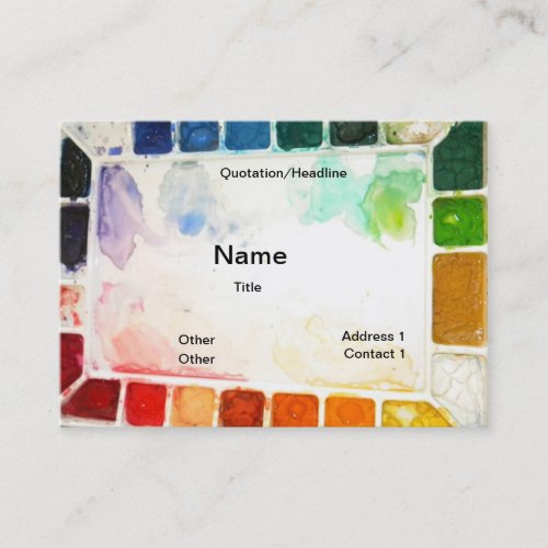 Art Teacher and Painter cards