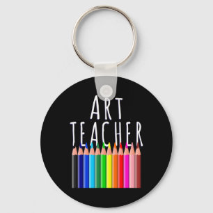 Art Teacher Back To School Creative Artist Gift Keychain