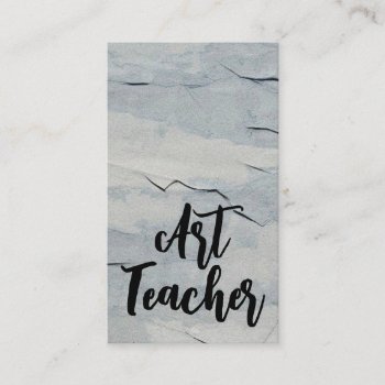 Art Teacher Business Card by businessCardsRUs at Zazzle