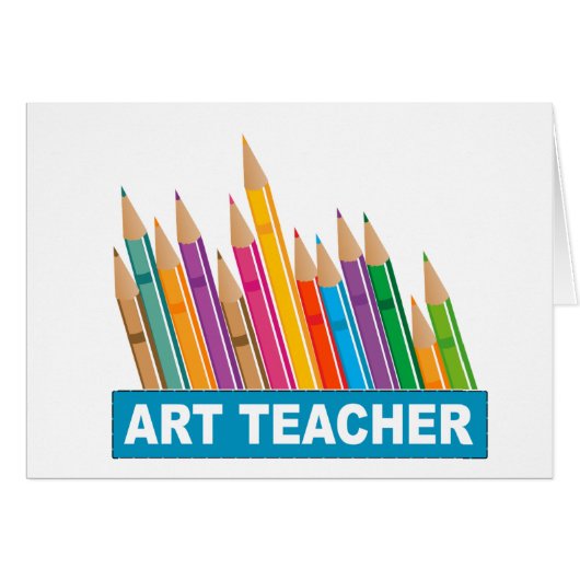 Art Teacher Cards (Front Horizontal)
