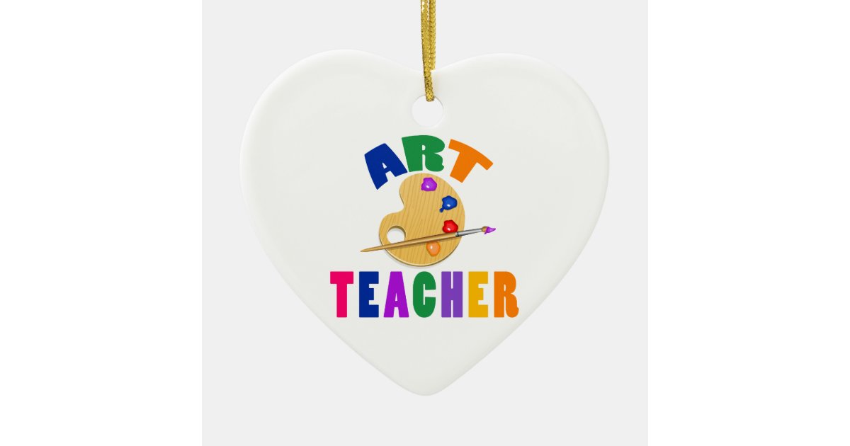 Art Teacher Ceramic Ornament | Zazzle