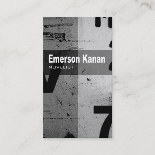 Art Tech Business Card "Novelist Author Writer"