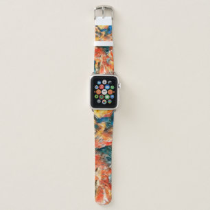Art texture. Pictorial artwork. Creative modern wa Apple Watch Band