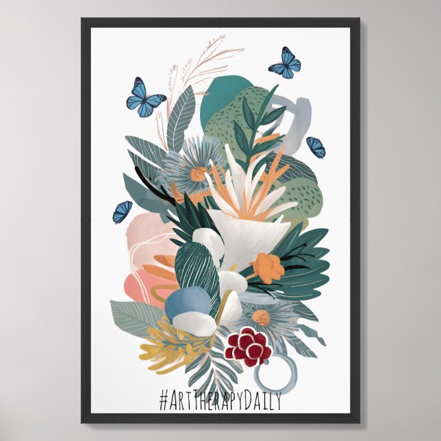 art therapy daily framed art (Framed Front)
