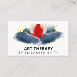 Art Therapy Healing Abstract Business Card