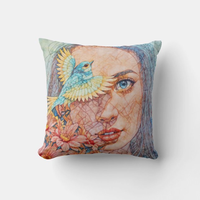 art throw pillow (Front)