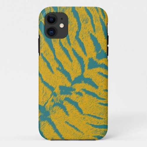 Art tiger fur 2 iPhone 11 case