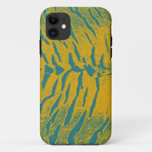 Art tiger fur 3 iPhone 11 case