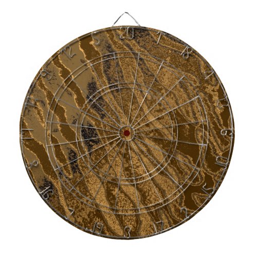 Art tiger fur 3 dart board