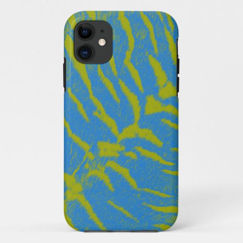 Art tiger fur iPhone 11 case