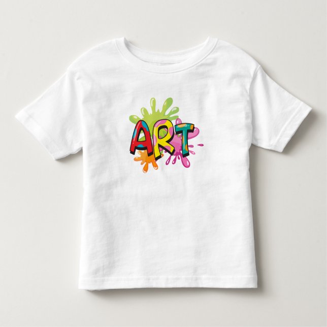 Art Toddler T-shirt (Front)