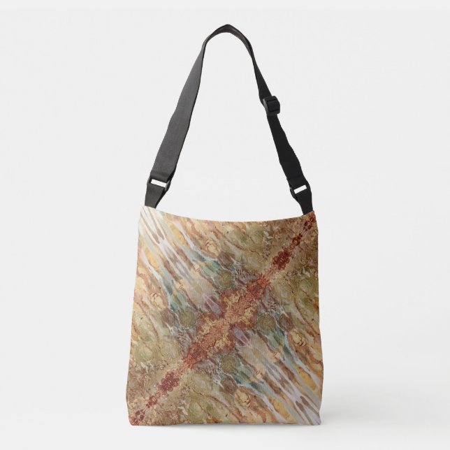 Art Tote-Bag, "Noble Reality" Crossbody Bag (Front)