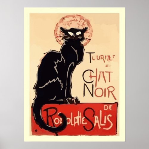 Art Tournee du Chat Noir Poster