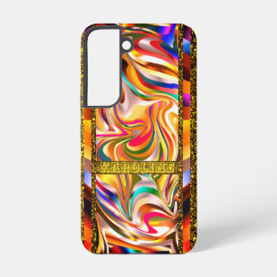 Art Trends Swirly Colorful Samsung Galaxy S22 Case