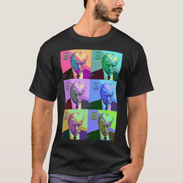 Art Trump Mugshot  T-Shirt (Front)