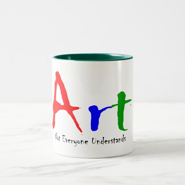 Art Two-Tone Coffee Mug (Center)