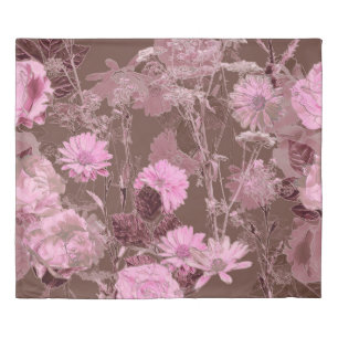 Art vintage blurred monochrome purple watercolor a duvet cover