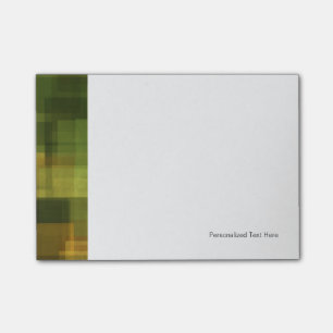 art vintage colorful abstract geometric 2 post-it notes