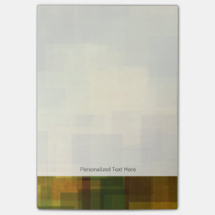 art vintage colorful abstract geometric 2 post-it notes