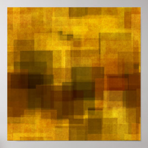 art vintage colorful abstract geometric 2 poster