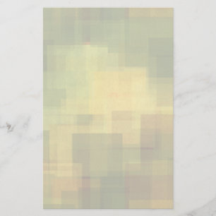 art vintage colorful abstract geometric 2 stationery