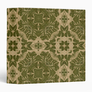 Art vintage damask pattern binder