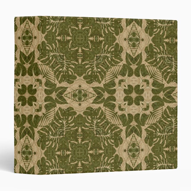 Art vintage damask pattern binder (Front/Spine)