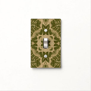 Art vintage damask pattern light switch cover