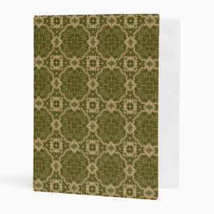 Art vintage damask pattern mini binder