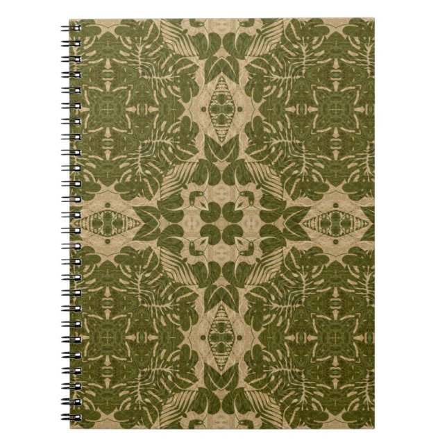 Art vintage damask pattern notebook (Front)