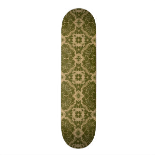 Art vintage damask pattern skateboard